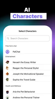 character ai chat iphone screenshot 3