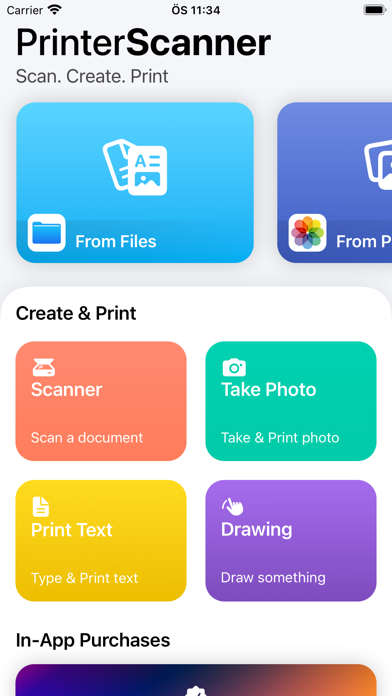 Printer Scanner Creator Screenshot