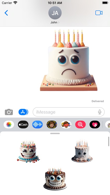 Birthday Cake Stickers screenshot-4