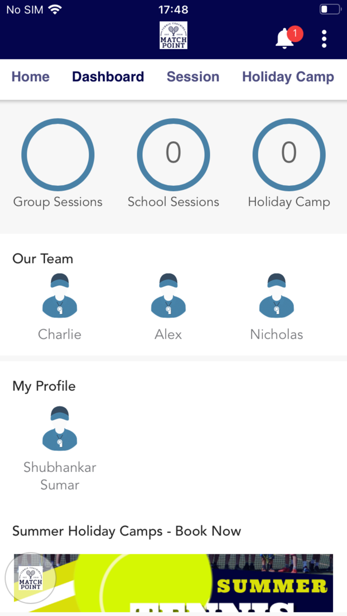 Match Point Tennis Coaching