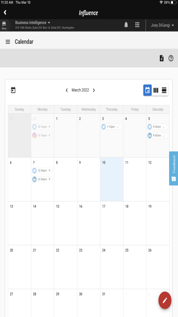 Business Intelligence App