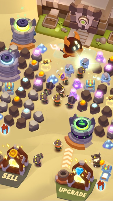 Gold and Heroes - Idle Dig Screenshot