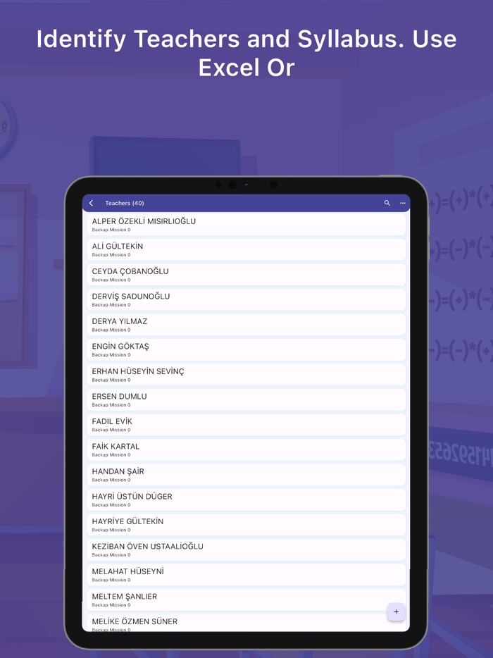Kelebek - Exam Seating Plan