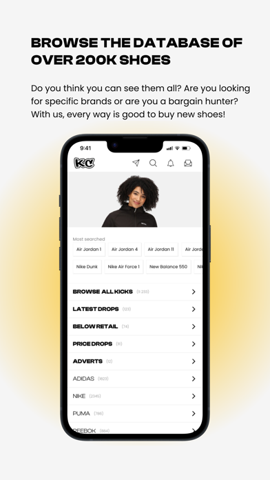 Kicks Check - sneakers app Screenshot