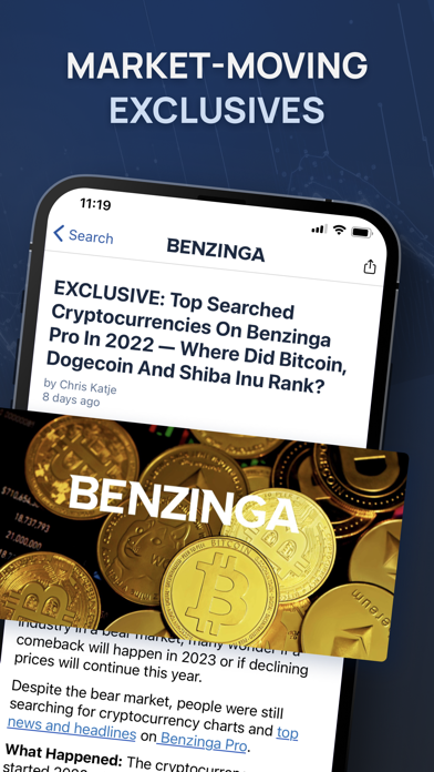 Screenshot #1 pour Benzinga Financial News & Data