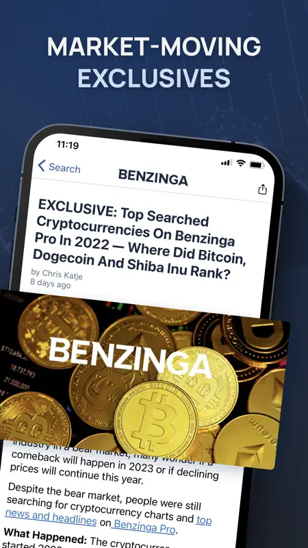 Benzinga Financial News & Data screenshot 1 of 8