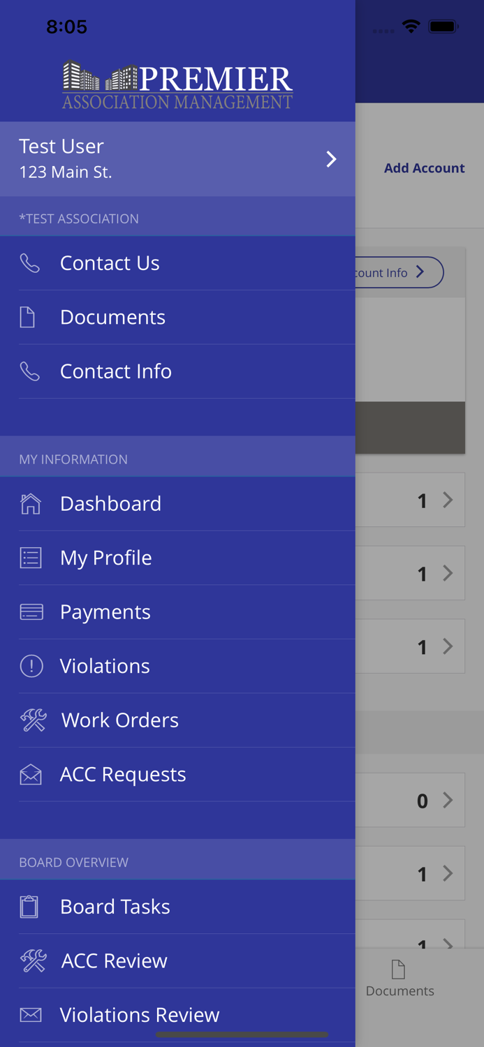 My Premier Assn Mgmt App