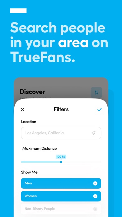 TrueFans: Only Creators & Fans Screenshot