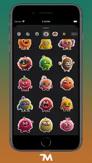 monster fruits stickers iphone screenshot 3