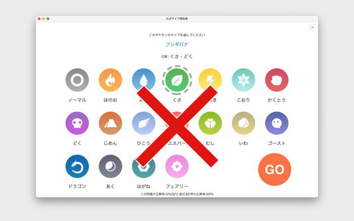 ポケタイプ相性表