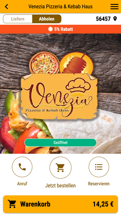 Venezia Pizzeria & Kebab Haus Screenshot