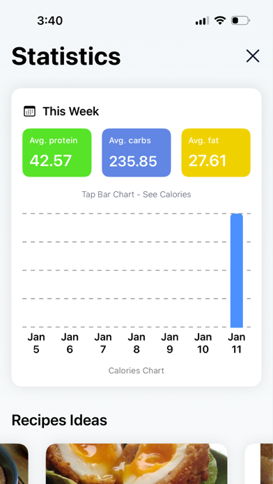 My Plate: Calorie Tracker Screenshot