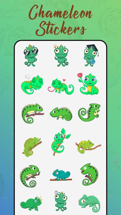 Chameleon Stickers screenshot-4