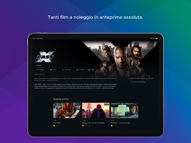 Mediaset Infinity im App Store