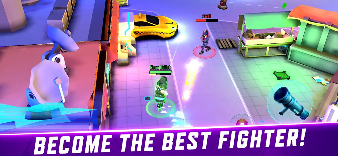 Gridpunk Battle Royale 3v3 PvP screenshot 5