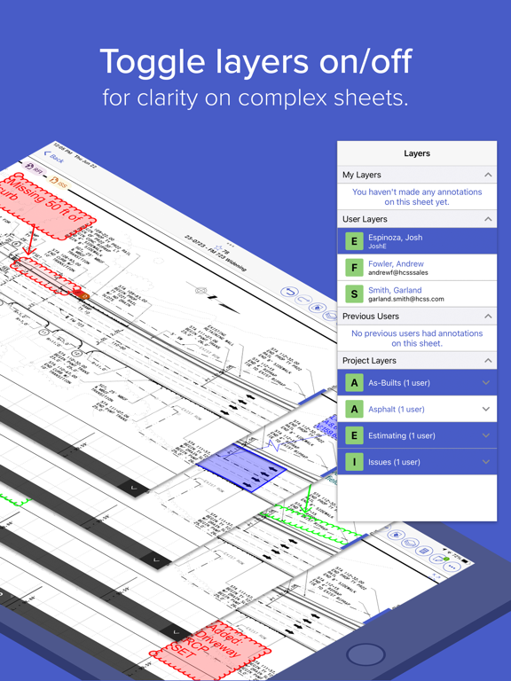 HCSS Plans: Revision control iPad screenshot 6 - Business app