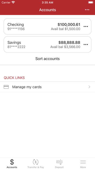 The Hamler State Bank Screenshot
