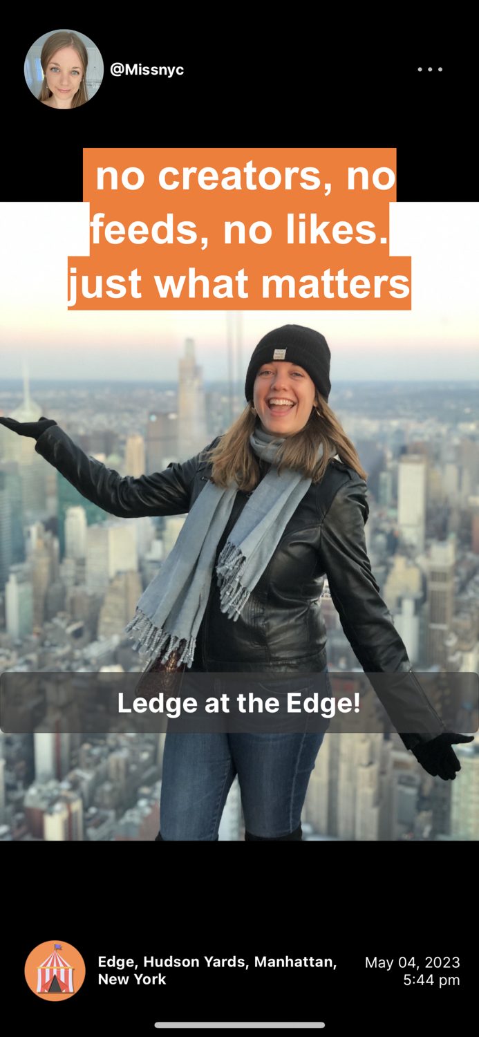 Ubiq spatial social media