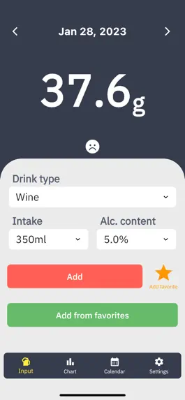 Game screenshot Simple Drink Log mod apk