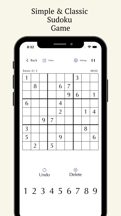 Classic Sudoku 数独