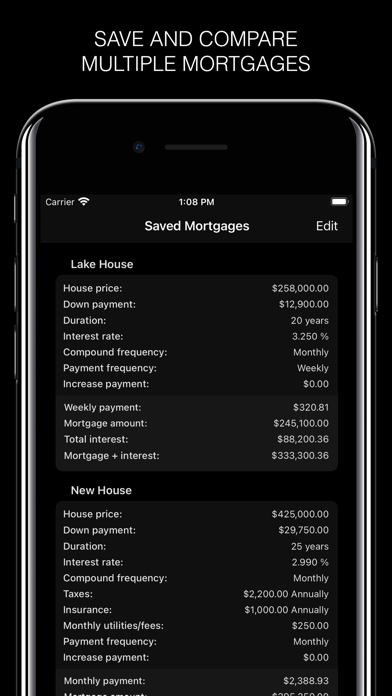 Mortgage Calculator + Screenshot