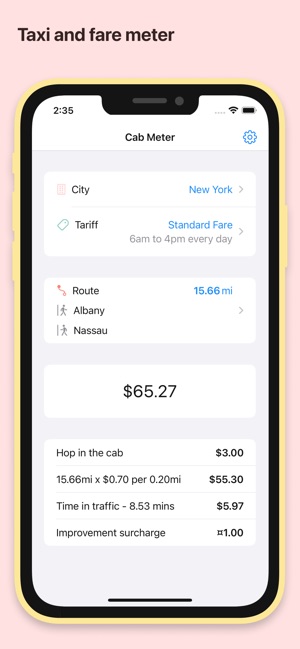 Taxi Meter USA - Cab Fares on the App Store