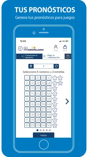 Captura de pantalla de Loterías Y Apuestas Del Estado en iPhone 5