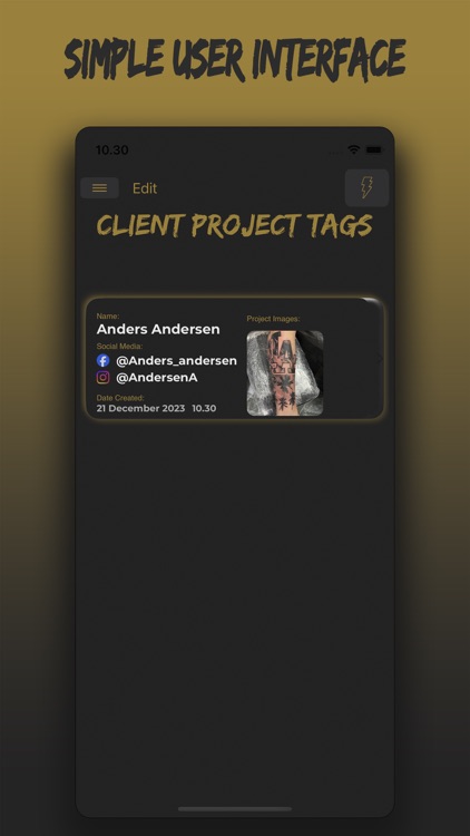Client Project Tags