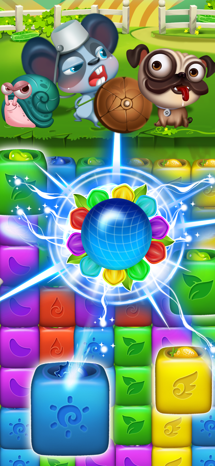 Fruit Funny Blocks farm cubes