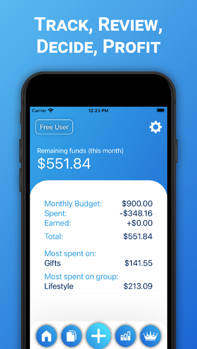 Budget & Expense Tracking Screenshot