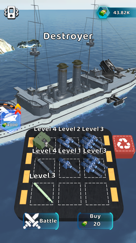 #7. Warship DIY Battle! (iOS) 由: 淑芳 董