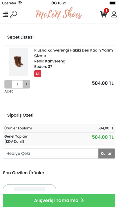 Melen Shoes Screenshot
