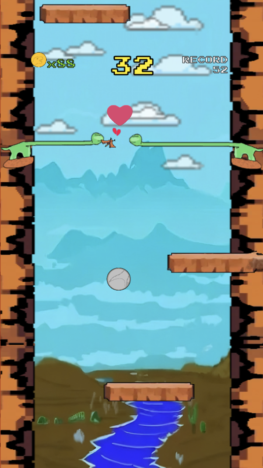 #2. Dino Glide (iOS) 由: Luke Schmidt