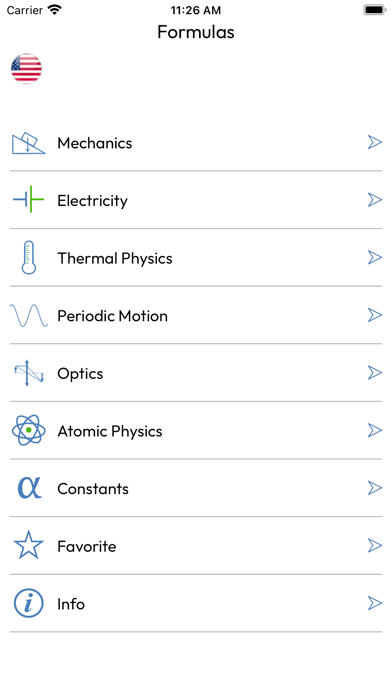 Physics Formulas Basic Screenshot