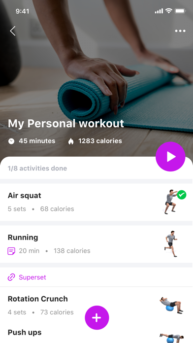 FIT2GO Online Coach Screenshot