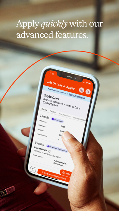 Nomad: Travel Healthcare Jobs Screenshot