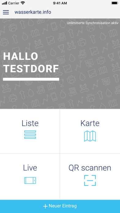 wasserkarte.info Screenshot