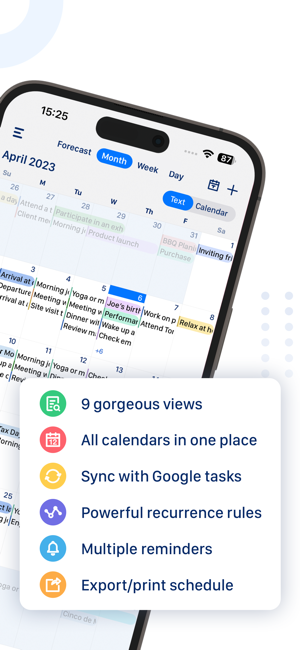 ‎Tiny Calendar Pro Screenshot