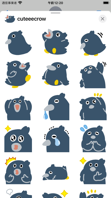 cuteee crow Screenshot