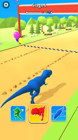 Game screenshot Dino Ninja Race mod apk
