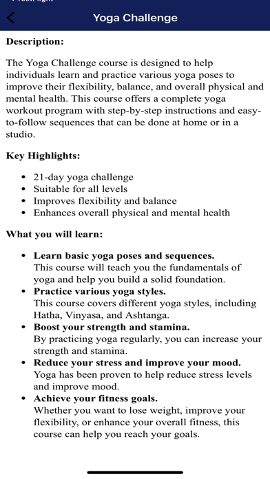 Yoga Challenge: Be Fit+Healthy Screenshot