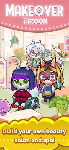 Game screenshot Idle Cat Makeover: Hair Salon mod apk