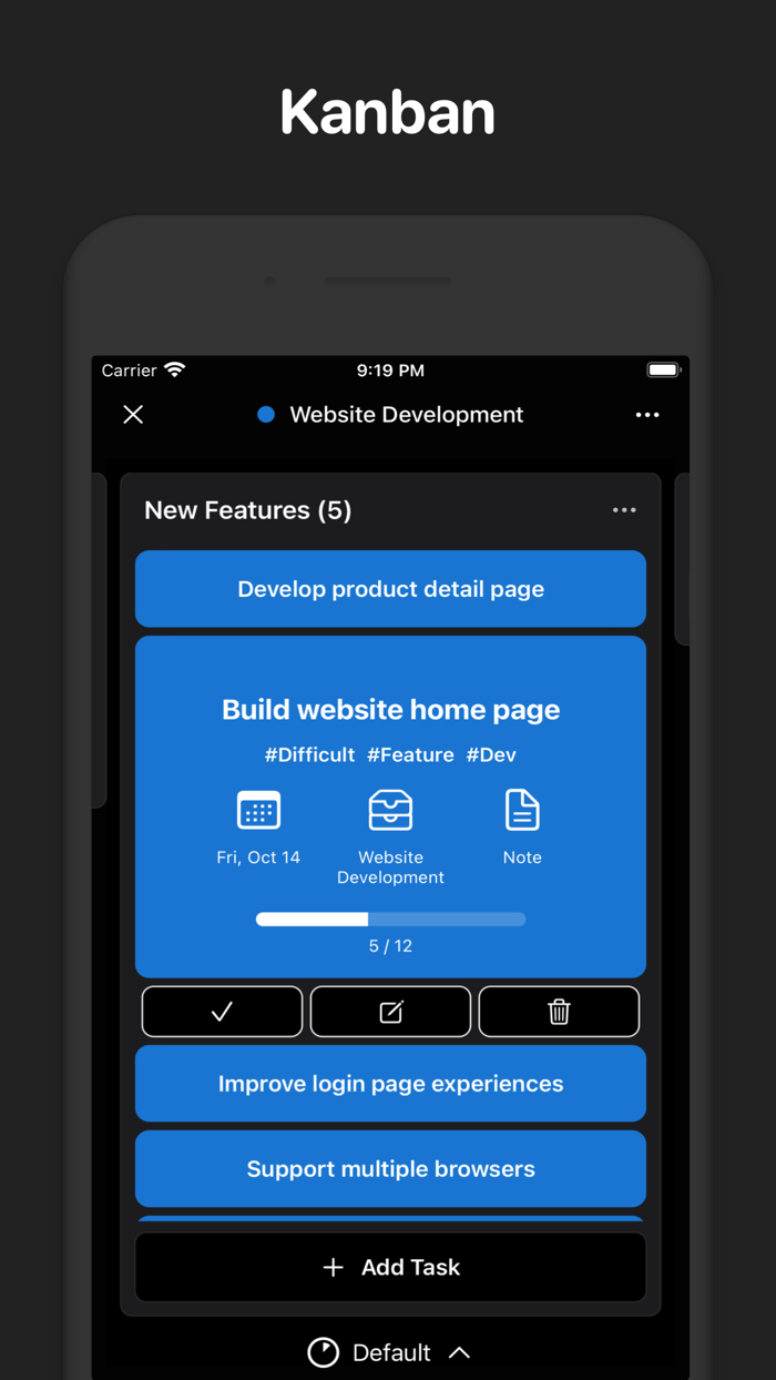 Execute Planner Task Manager
