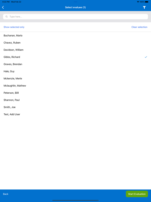 App screenshot