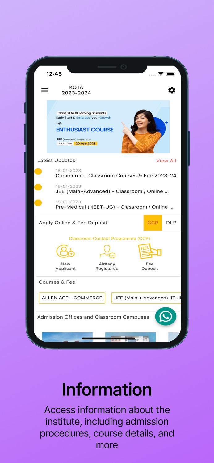 ALLEN Info and Admission