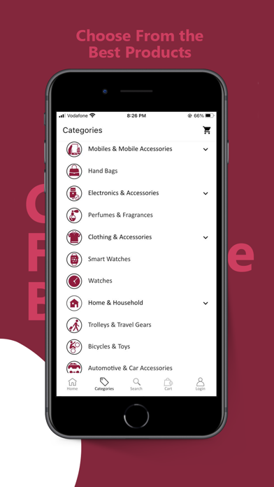 Qshop - Online Shopping App Screenshot