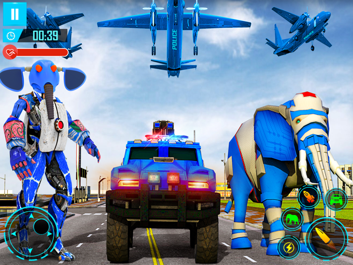 Elephant Robot Car Transform