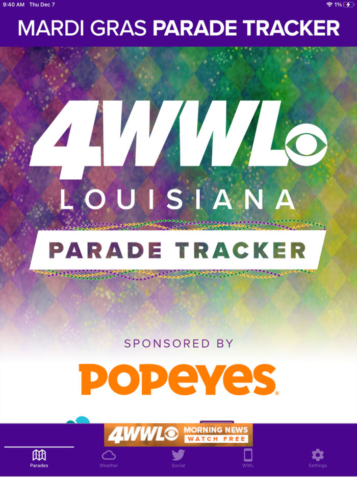 WWL Mardi Gras Parade Tracker