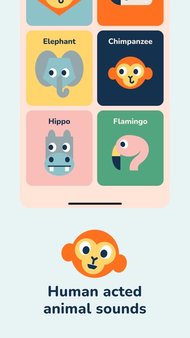 Animal sounds & names for kids Screenshot