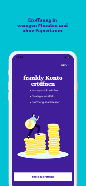 ‎frankly. Säule 3a - Vorsorge Screenshot